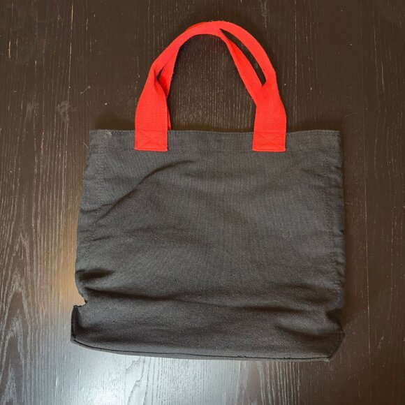 Disney Character Canvas Tote Bag With Red Handles - Picture 2 of 4